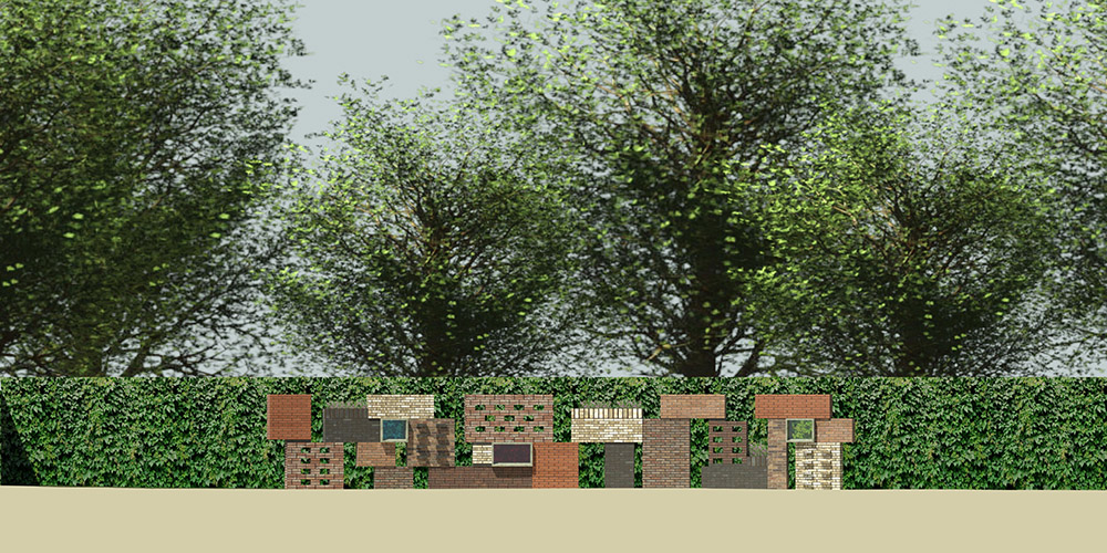 De Lathemer - Gedenkmuur